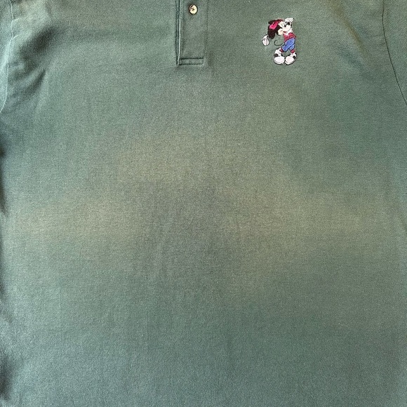 Vintage Disney Mickey Mouse Golf Polo Shirt Large - Picture 5 of 7